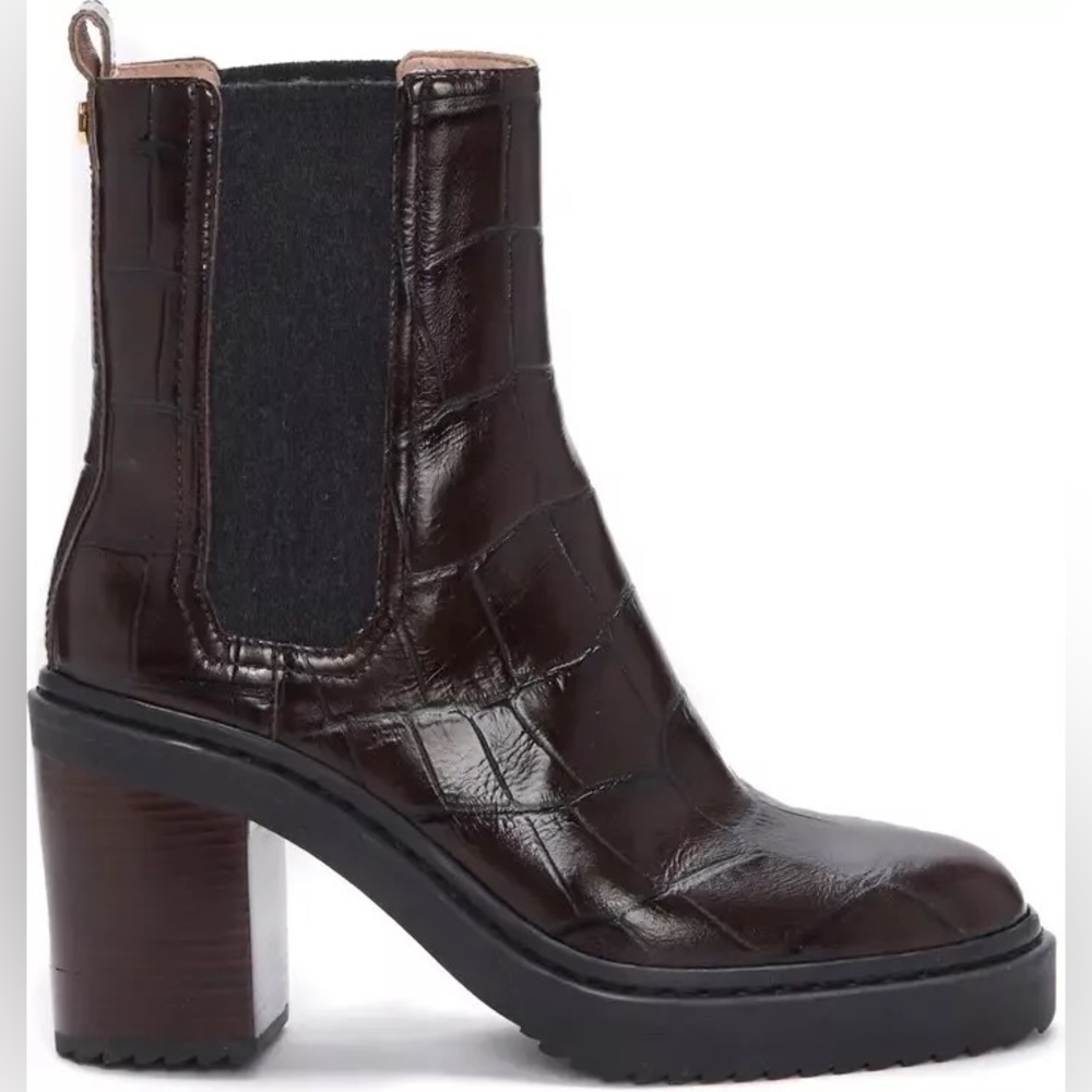 Louise Et Cie - Chelsea Platform Boots in Mahogany